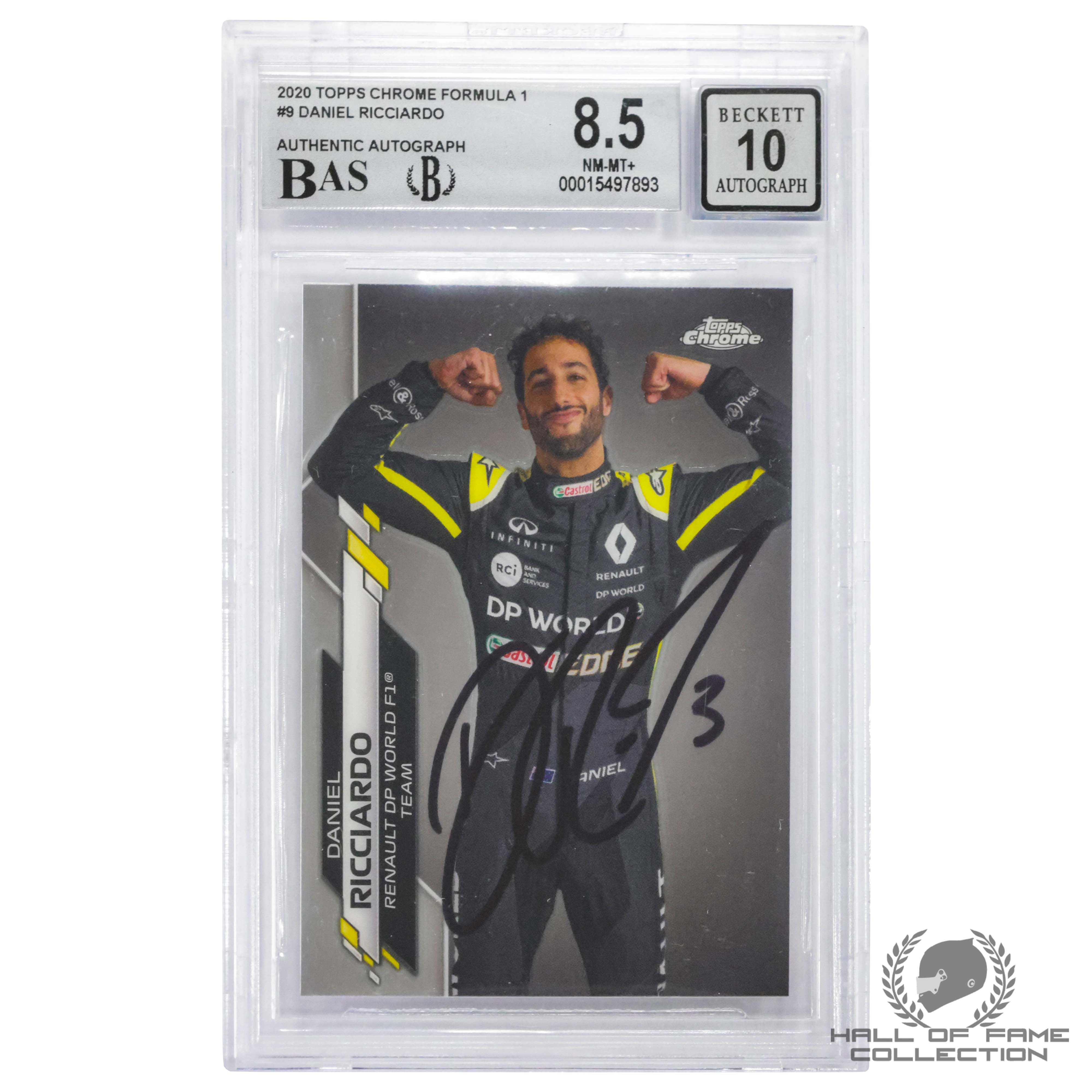 2020 Topps Chrome Formula 1 In-person Autograph Card Colleciton
