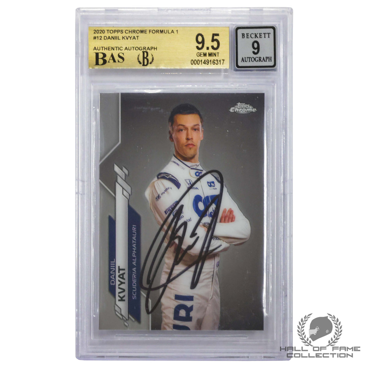 2020 Topps Chrome Formula 1 In-person Autograph Card Colleciton