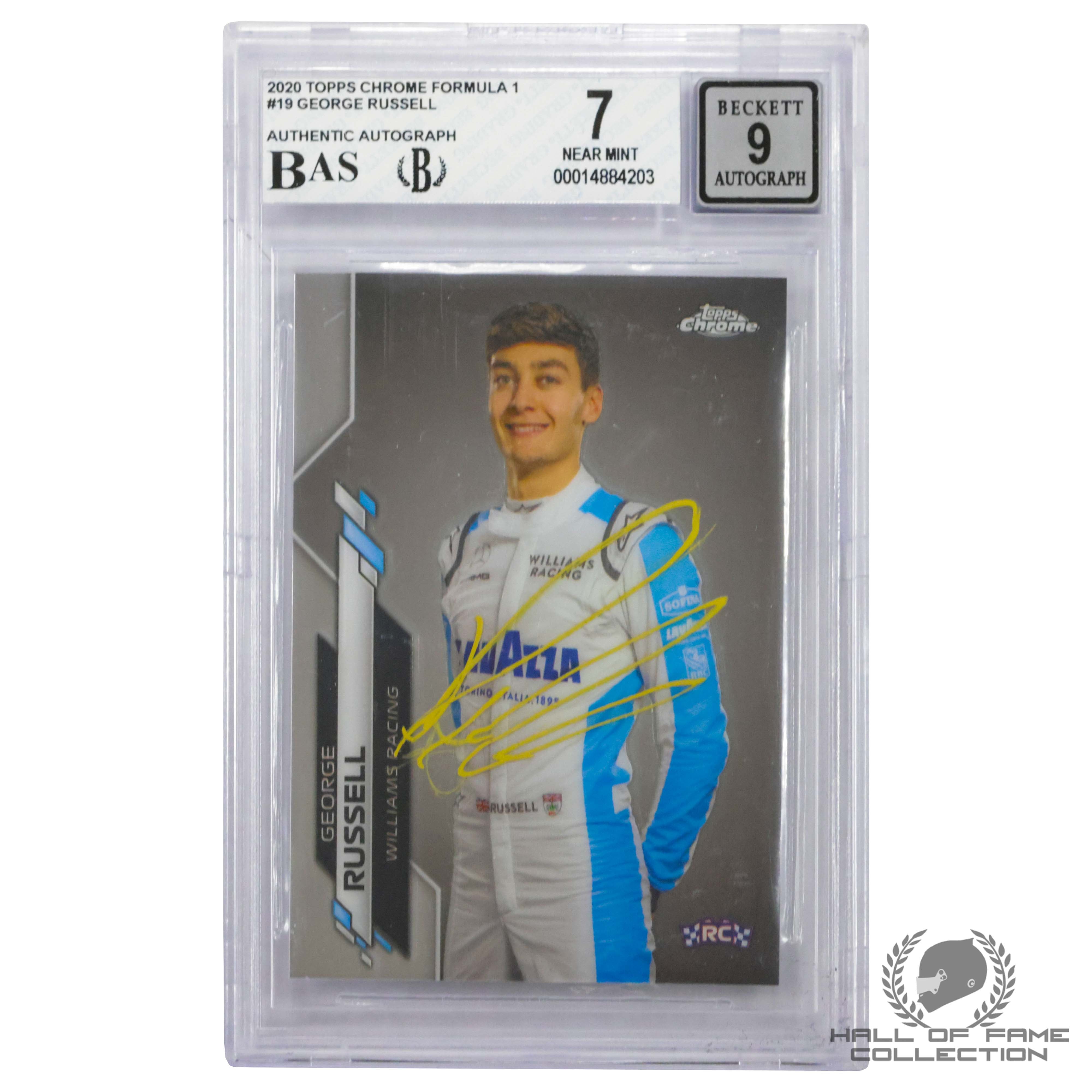 2020 Topps Chrome Formula 1 In-person Autograph Card Colleciton