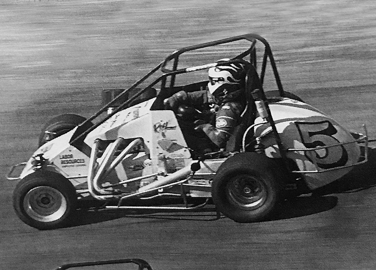 1990 Roy Caruthers USAC Midget Car Helmet