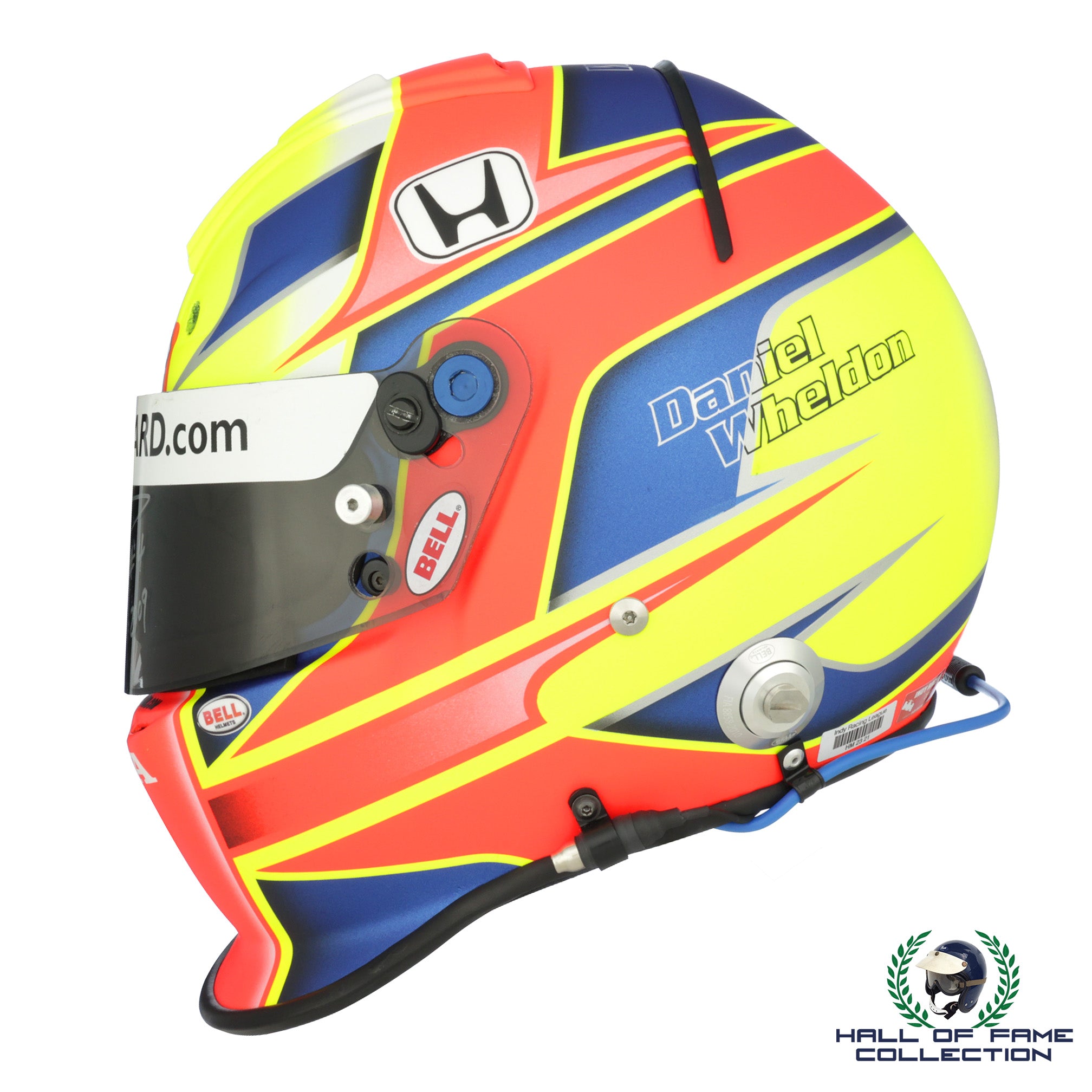 2009 Dan Wheldon Replica Bell Helmet With Signed Race Worn Visor