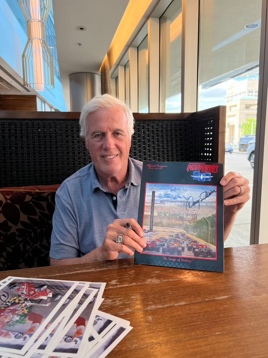 1985 Indianapolis 500 Original Program Signed By Winner Danny Sullivan