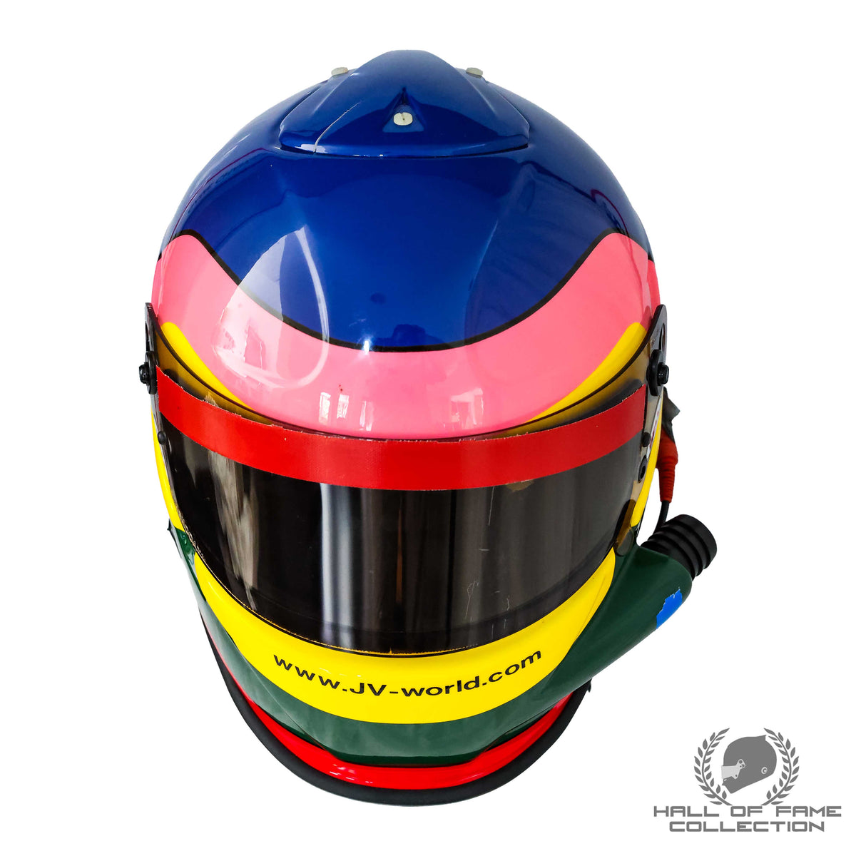 2012 Jacques Villeneuve Signed Used 30th Anniversary Ferrari F1 Suit & Helmet