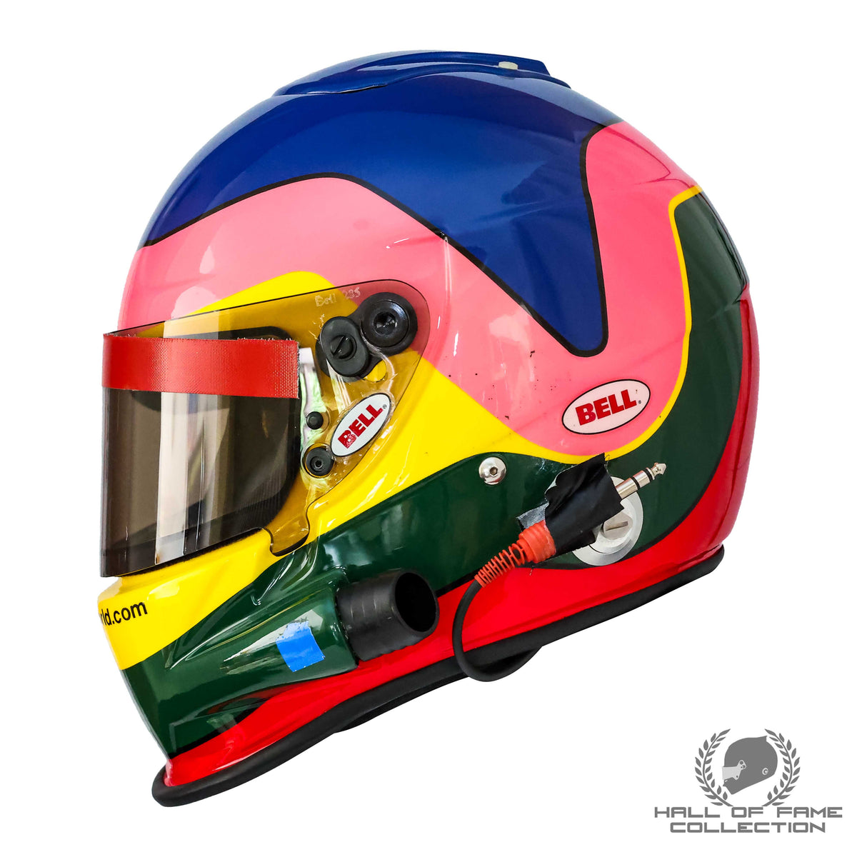 2012 Jacques Villeneuve Signed Used 30th Anniversary Ferrari F1 Suit & Helmet
