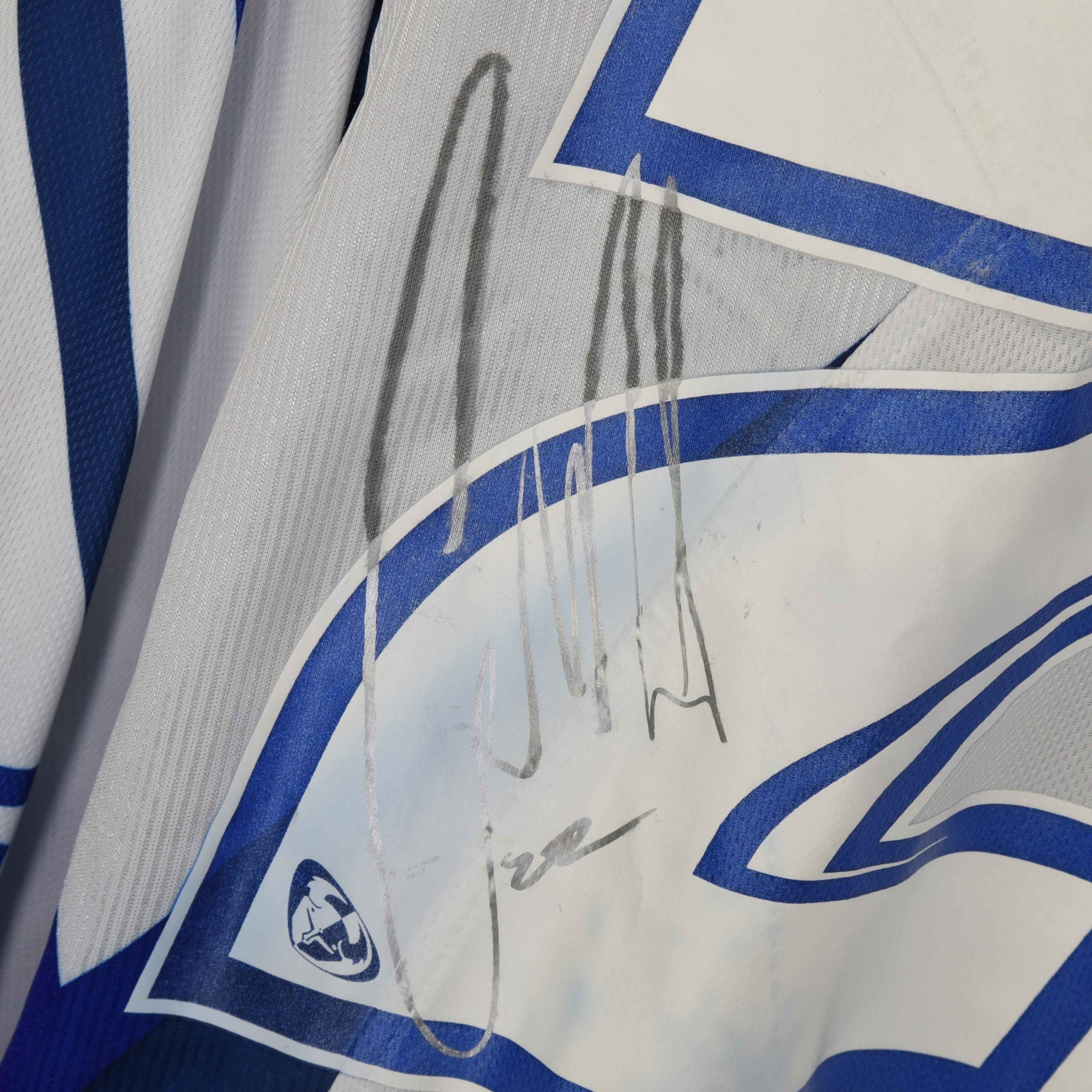 2004 Chad Reed Signed Race Used Yamaha THQ AMA Supercross Jersey