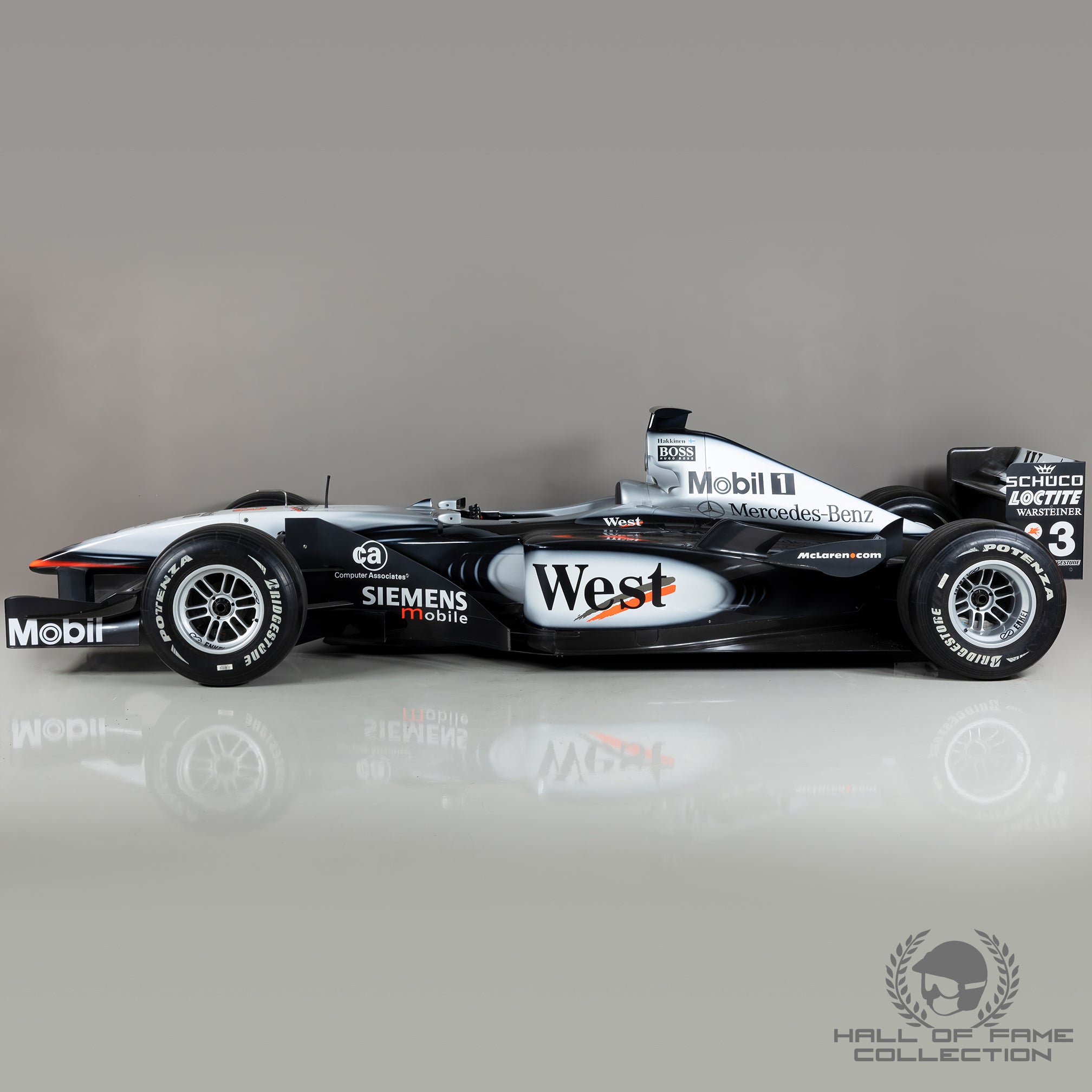 2001 Mika Hakkinen West McLaren Mercedes MP4-16 F1 Showcar