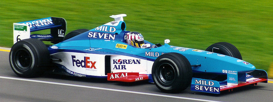 1998 Giancarlo Fisichella Race Worn Benetton F1 Suit