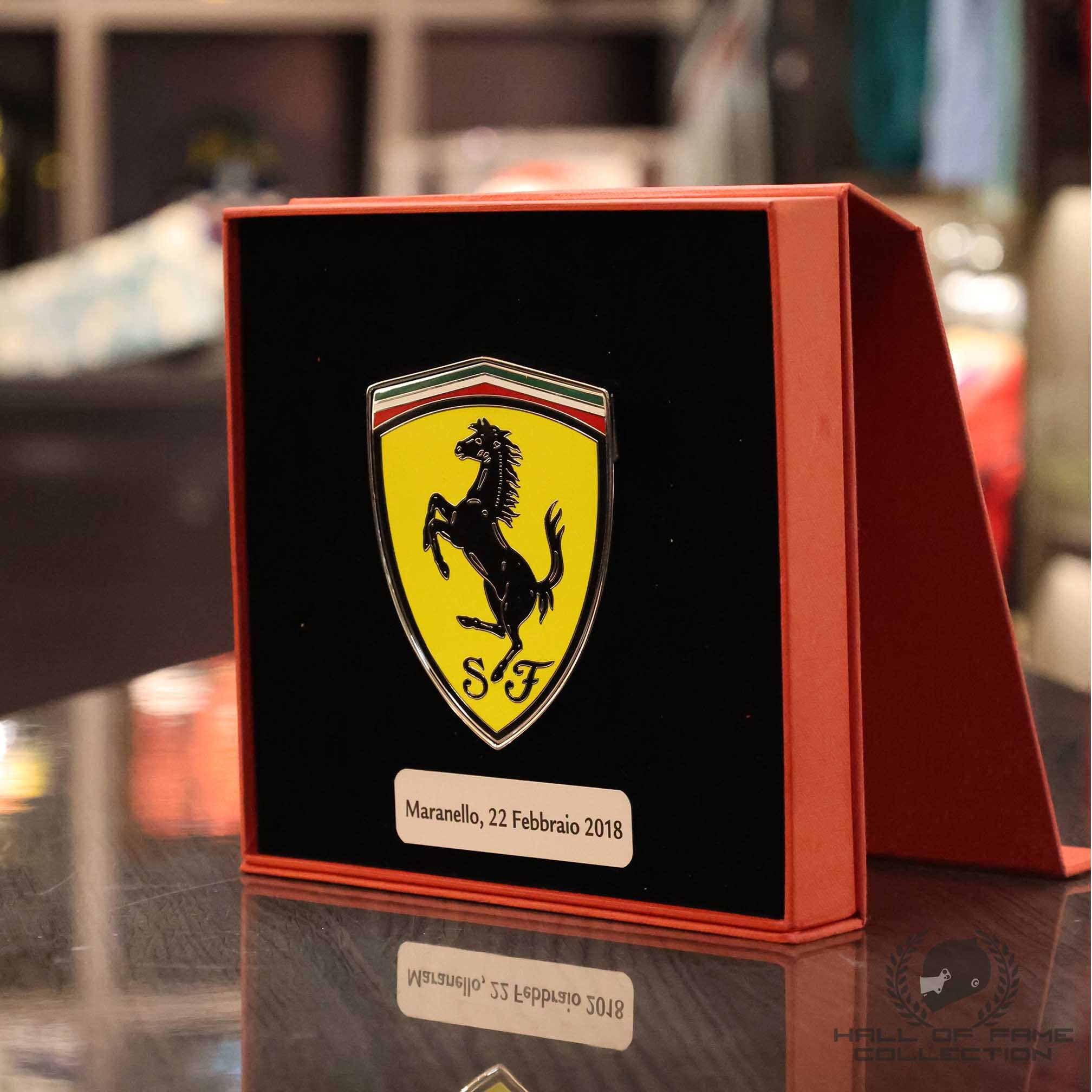 2018 Sebastian Vettel / Kimi Raikkonen Original Scuderia Ferrari Limited Edition / 50 F1 Presentation Logo