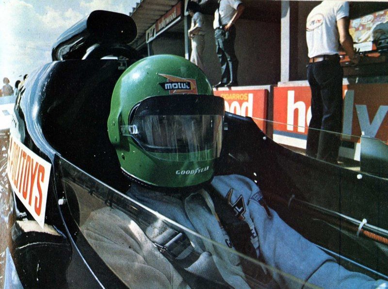 1972 Henri Pescarolo Race Used GPA FP1 Williams F1 Helmet