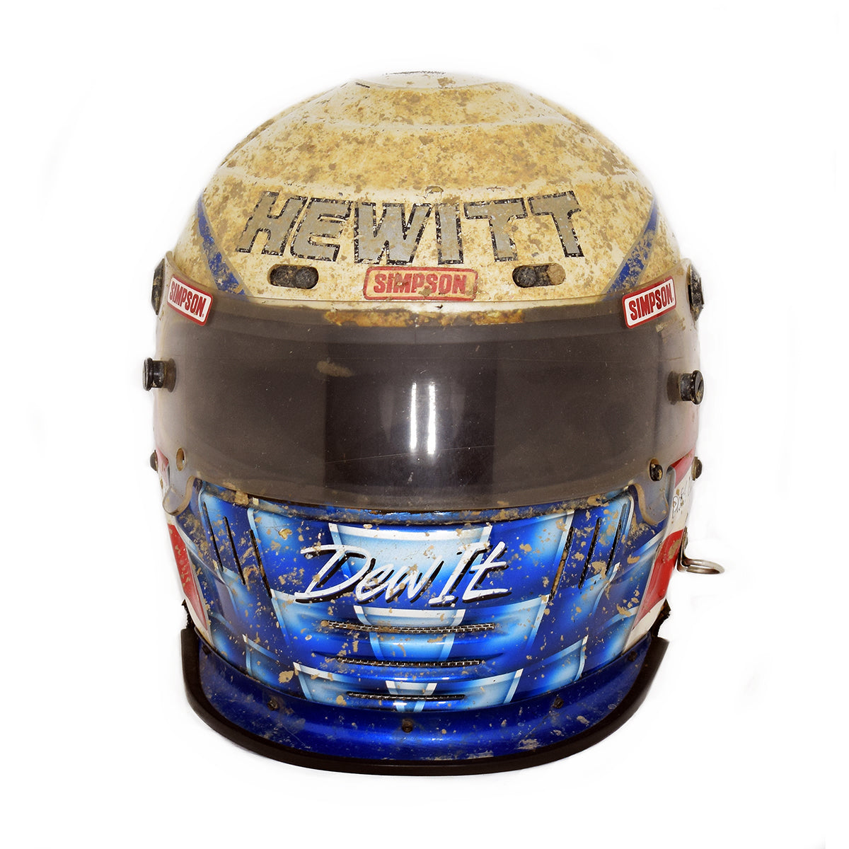 1998 Jack Hewitt USAC Four Crown Nationals Race Winning Eldora Helmet