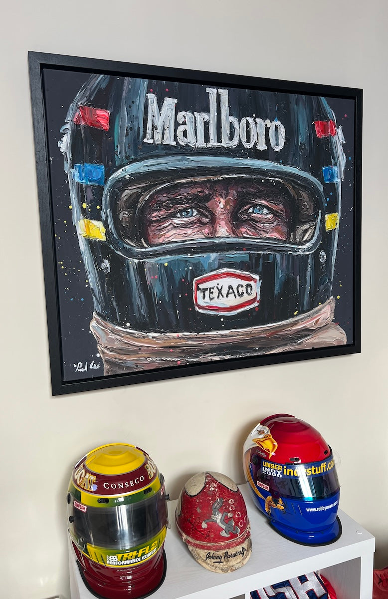 James Hunt Let's Race Paul Oz Artwork