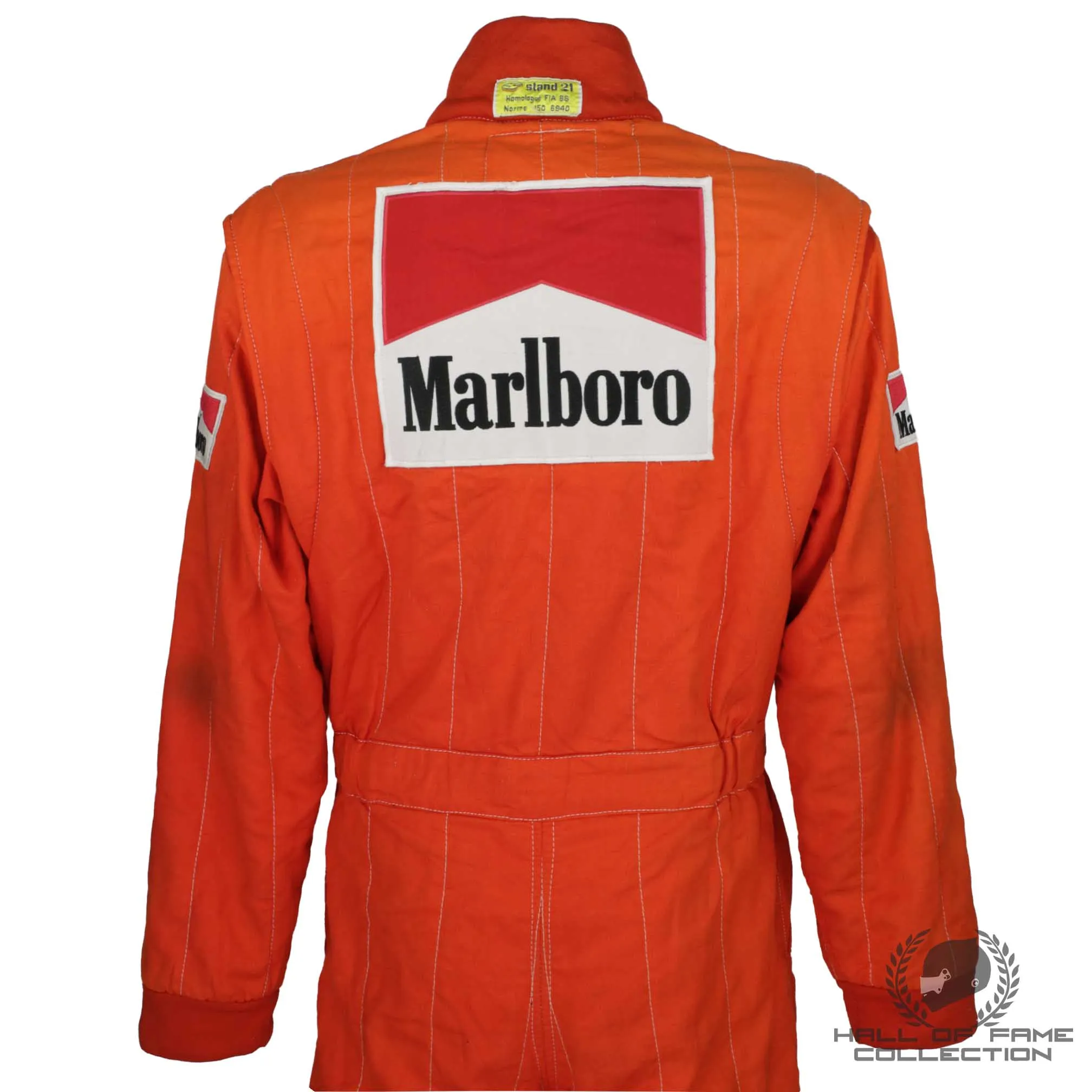 1989 Nigel Mansell Signed Race Used Scuderia Ferrari F1 Suit