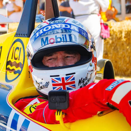 2025 '1986' Nigel Mansell Goodwood Stand 21 Signed Racing Gloves