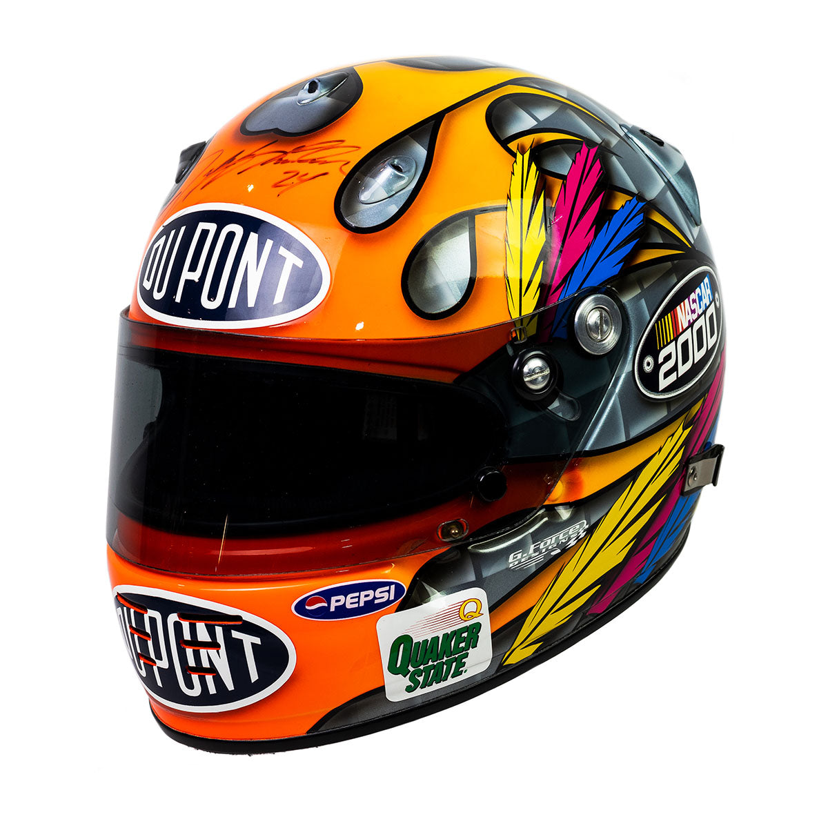 2000 Jeff Gordon Signed Daytona Used NASCAR Helmet