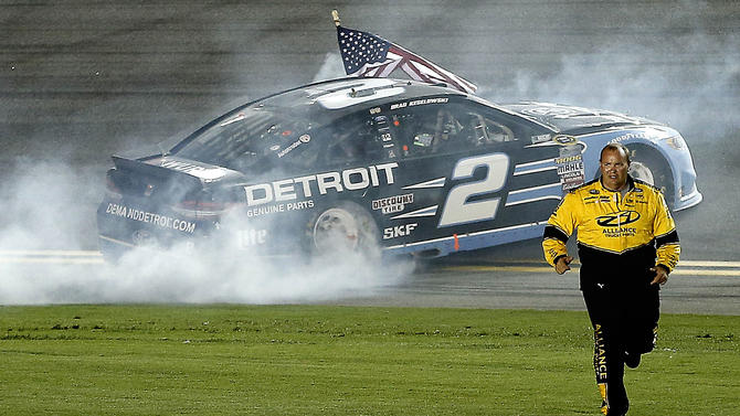 2016 Brad Keselowski Race Used Team Penske NASCAR Helmet