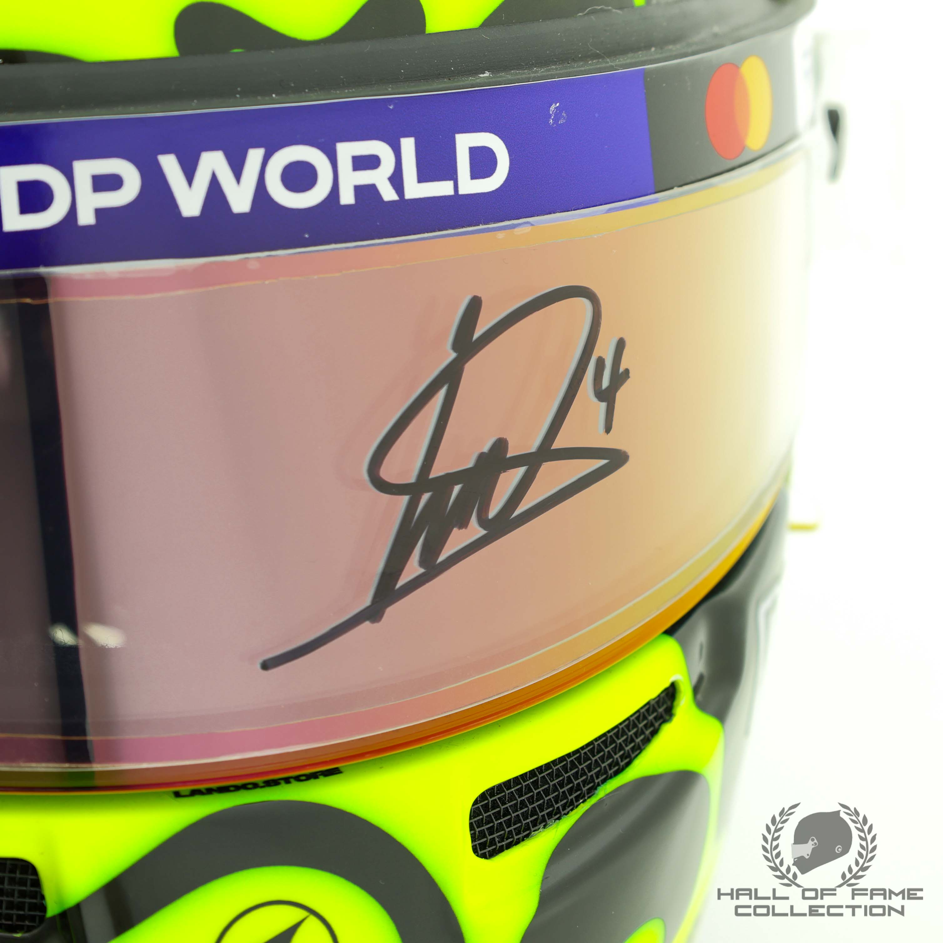 2025 Lando Norris Signed World Championship Season Used McLaren F1 Helmet