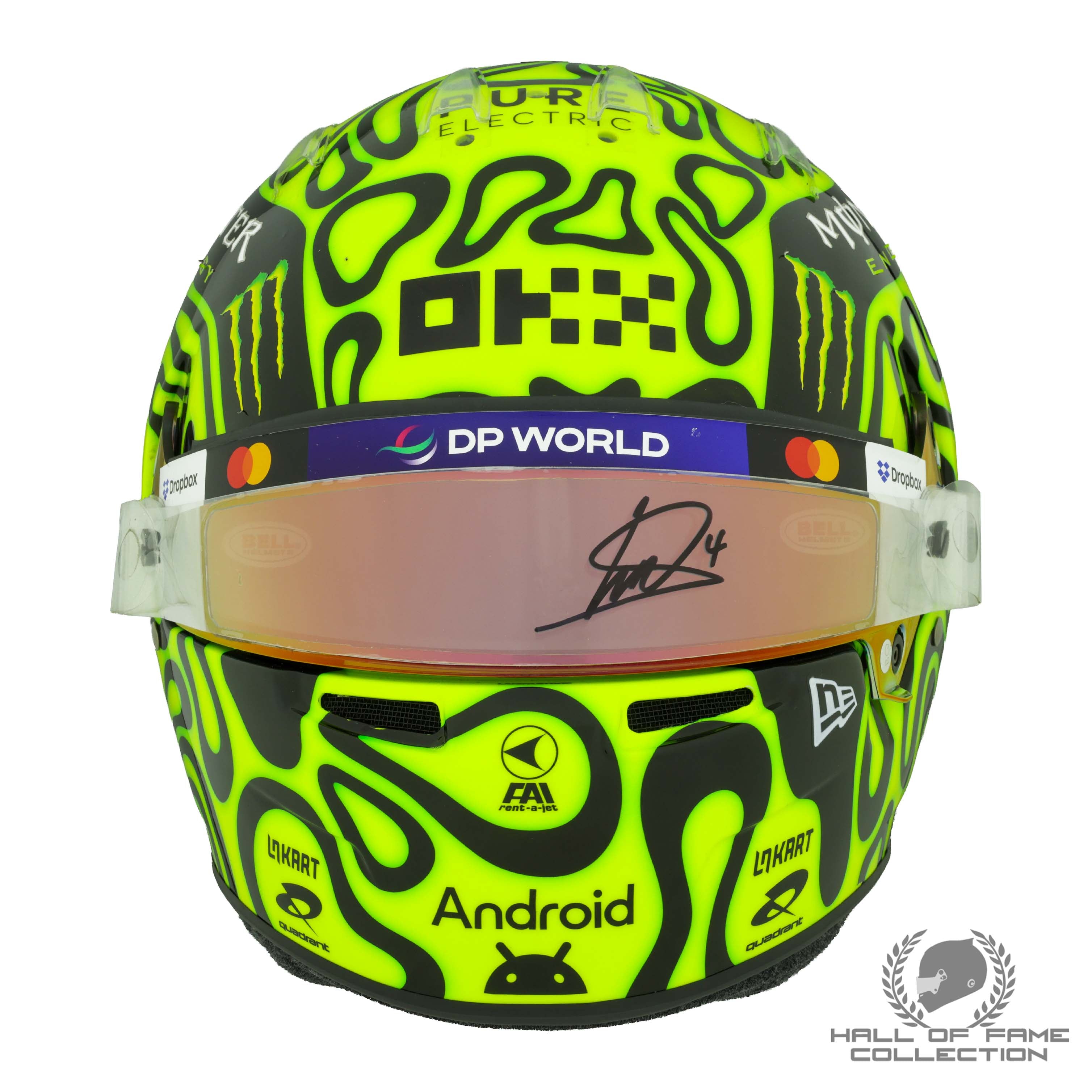 2025 Lando Norris Signed World Championship Season Used McLaren F1 Helmet