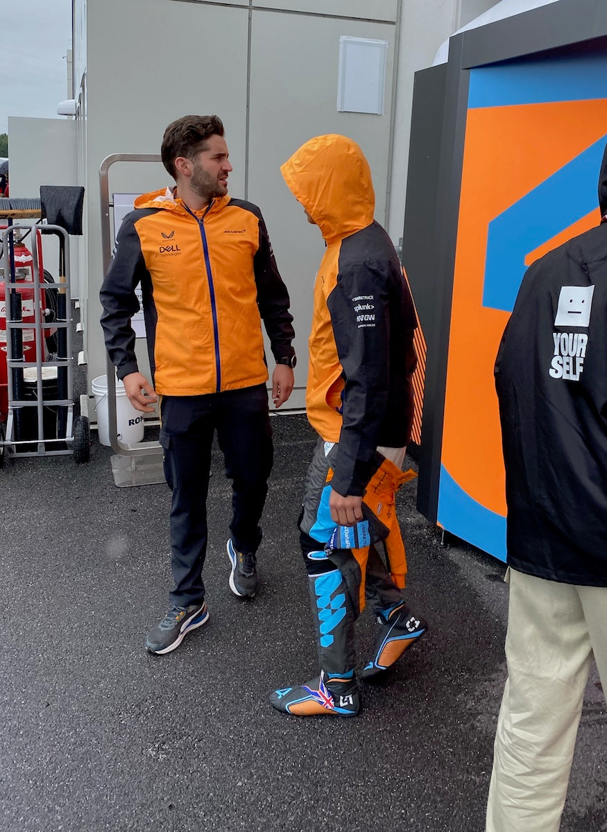 2022 Lando Norris Signed Race Used McLaren F1 Suit