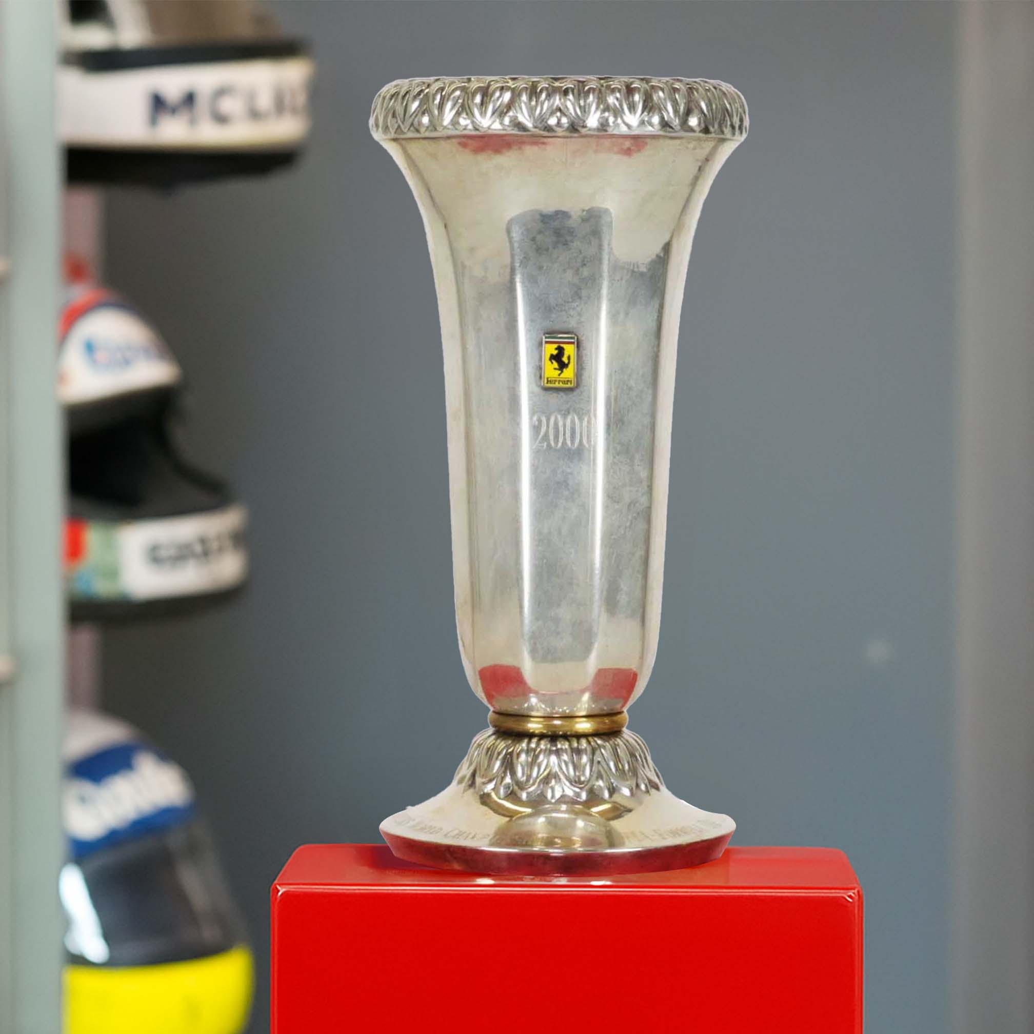 2000 Michael Schumacher Signed Scuderia Ferrari F1 World Constructors Championship Trophy