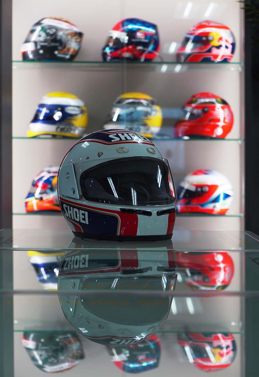 1986 Wayne Gardner 500cc / MotoGP Race Used Rothmans Honda Helmet