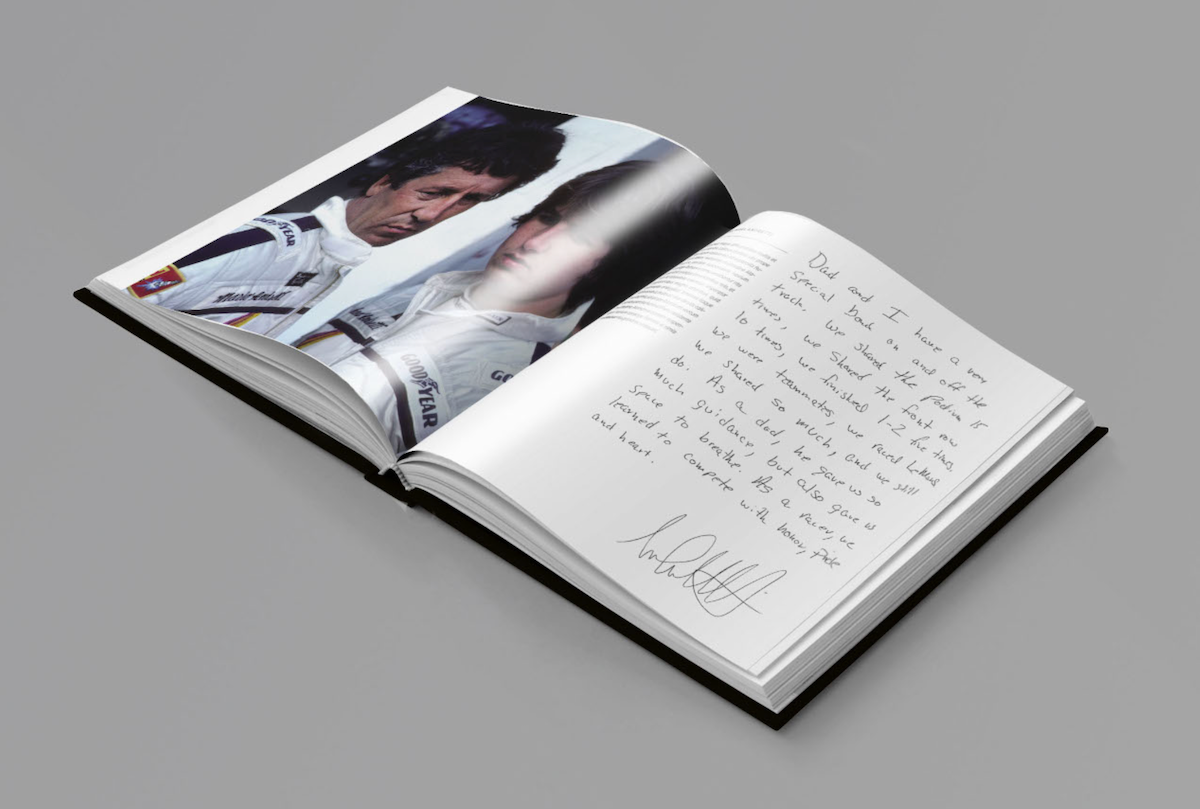 Mario Andretti Signed Limited Edition Bernard Asset Collectable Coffee Table Book