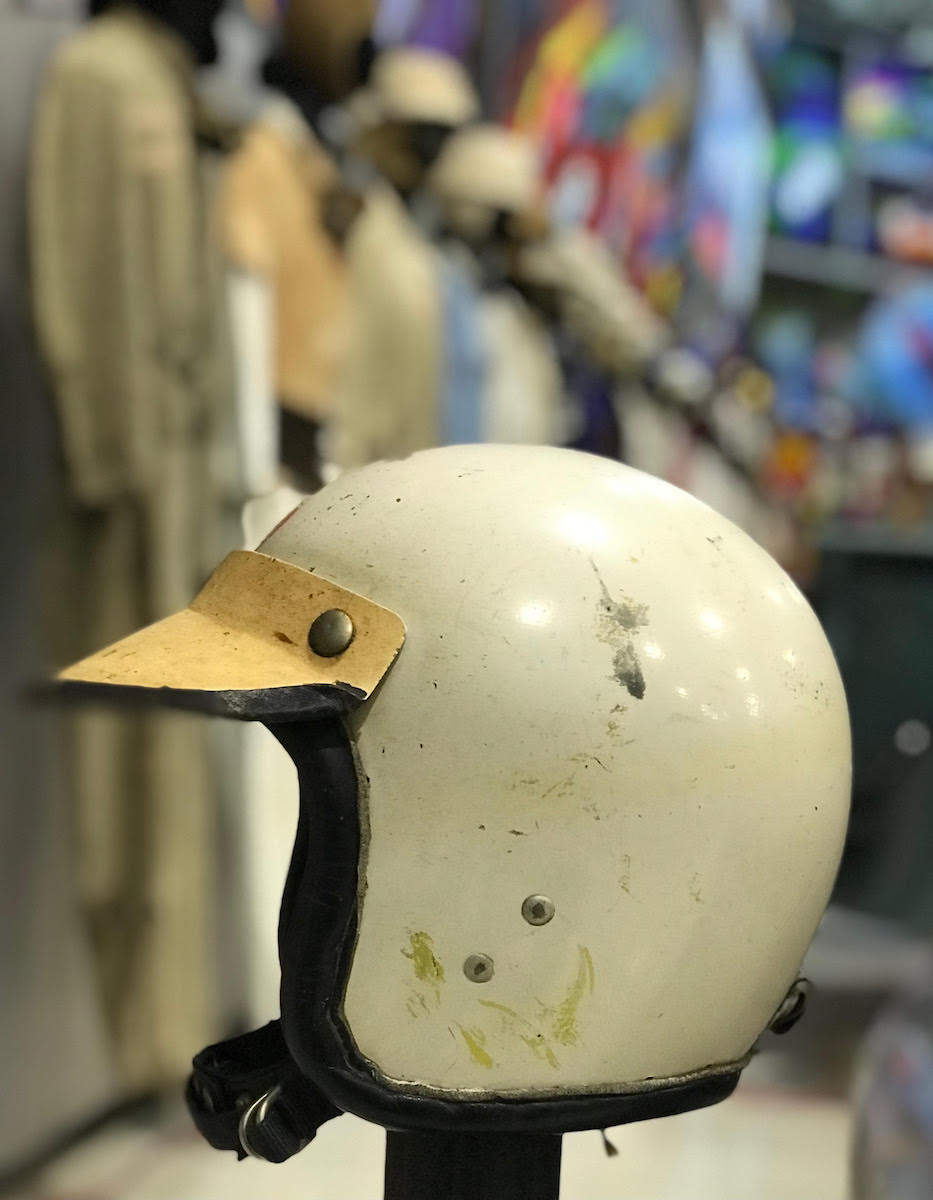 1965 Roger McCluskey Race Used Rare McHal Speedway Indy 500 Helmet + Suit