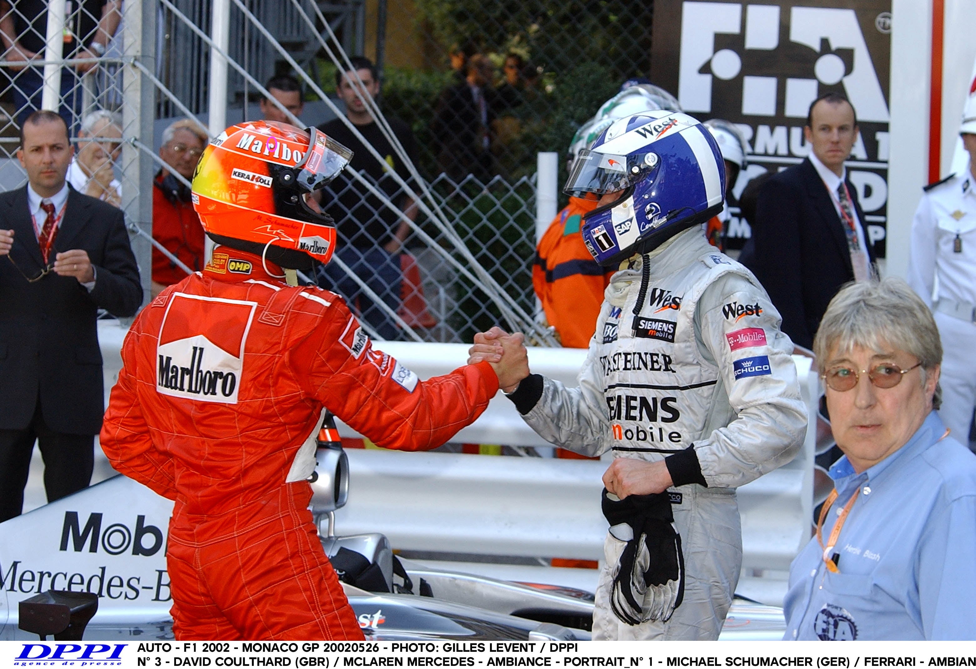 2002 Michael Schumacher Signed Canadian GP Race Winning Used Scuderia Ferrari F1 Helmet