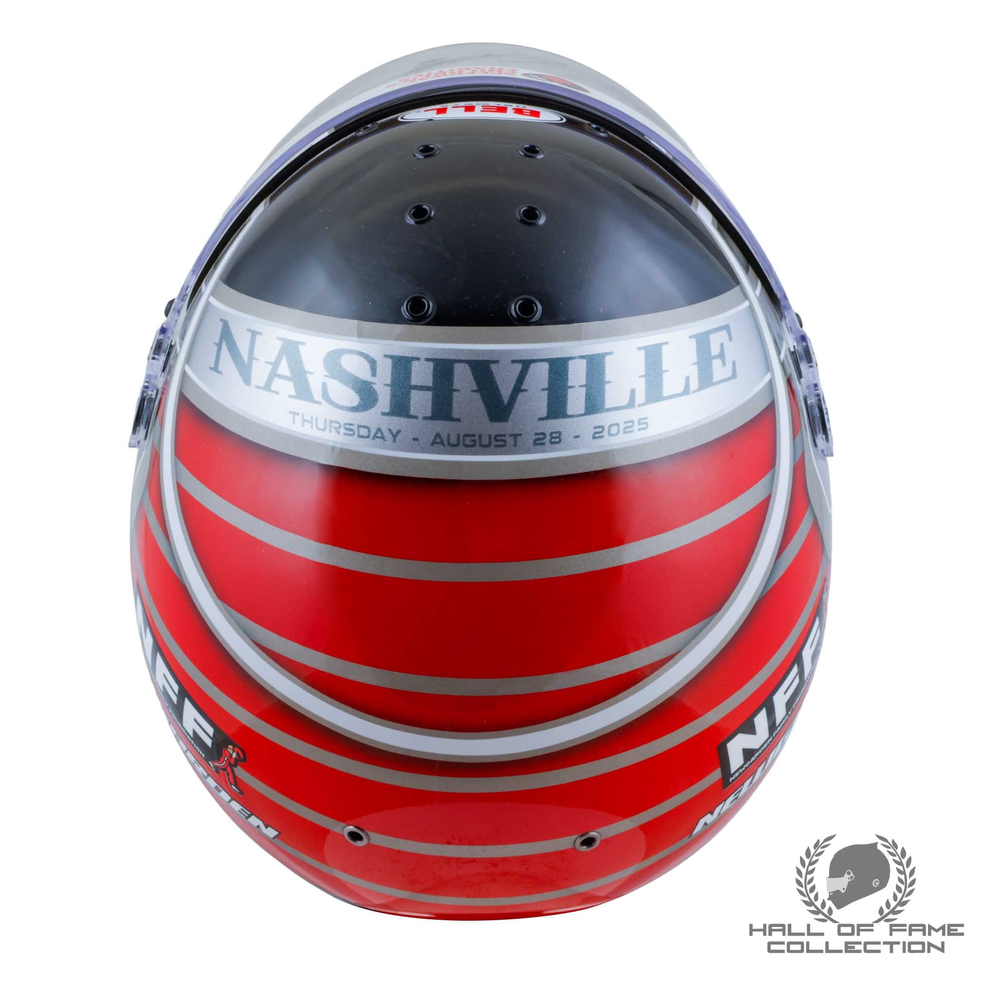 2025 Josef Newgarden Signed Custom Nashville IndyCar Karting Helmet with Gloves