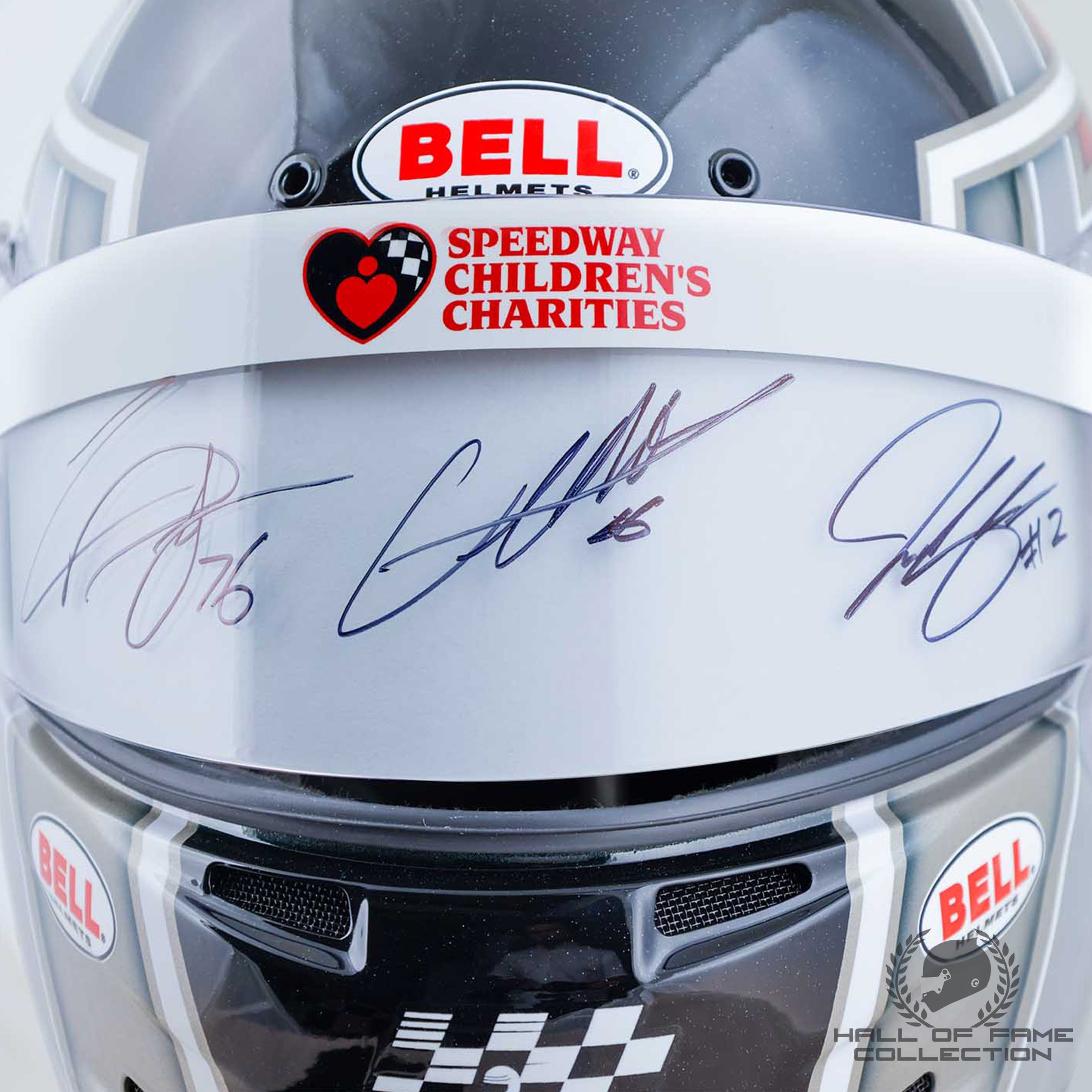 2025 Josef Newgarden Signed Custom Nashville IndyCar Karting Helmet with Gloves