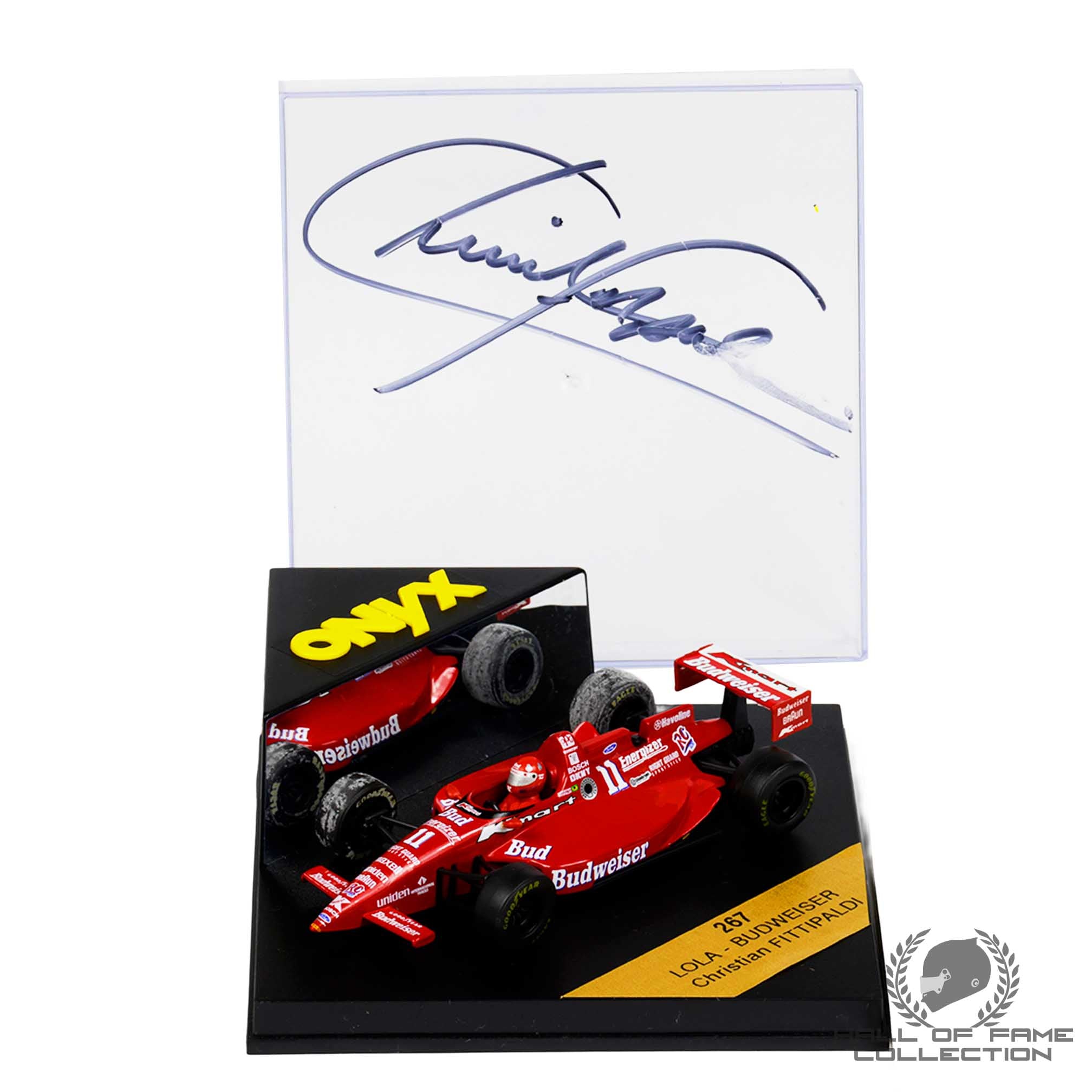 1995 Christian Fittipaldi Signed Walker Racing Onyx 1:43 IndyCar Model