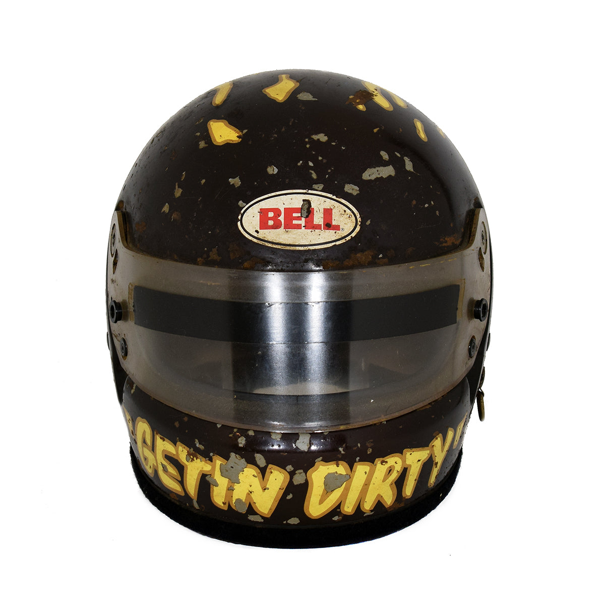 1989 Johnny Parsons Jr. Race Used USAC Sprint Car Helmet