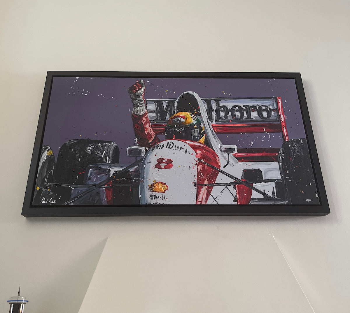 Ayrton Senna last win Adelaide 93 Paul Oz Artwork