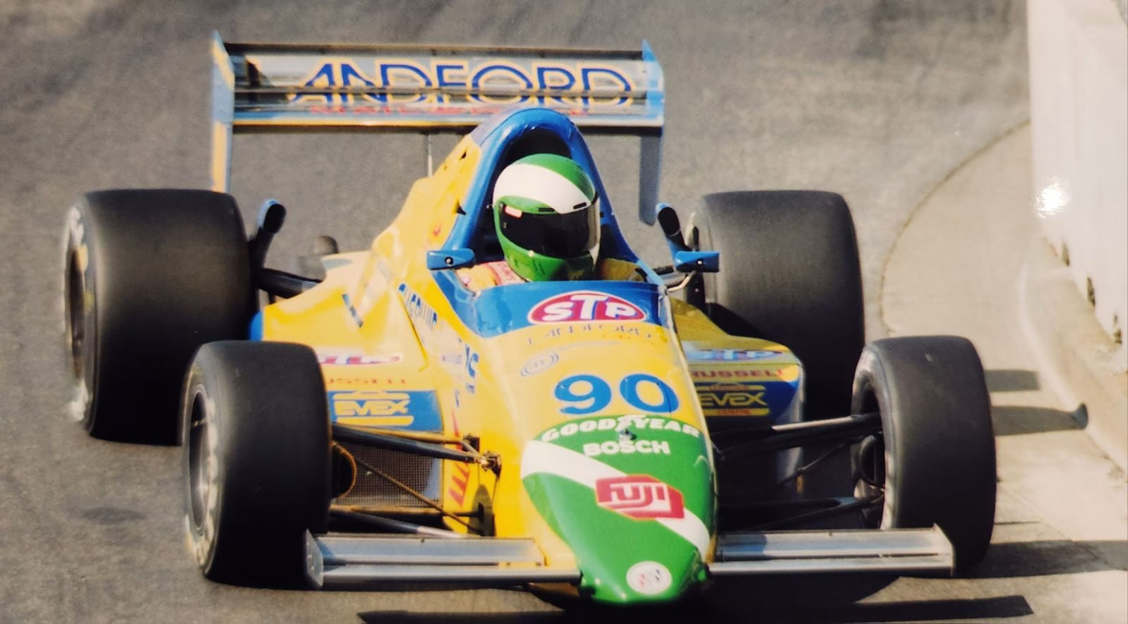 1990 Paul Tracy Signed American Racing Series "Indy Lights" Helmet