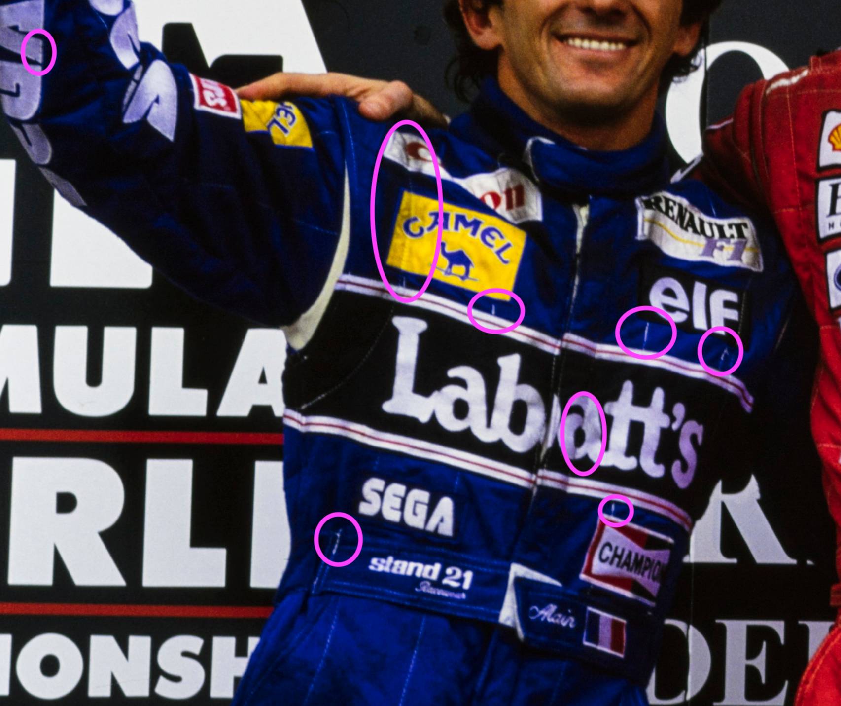 1993 Alain Prost Signed Fourth World Championship / Australian GP / Japan GP Final Podium F1 Suit + Extras