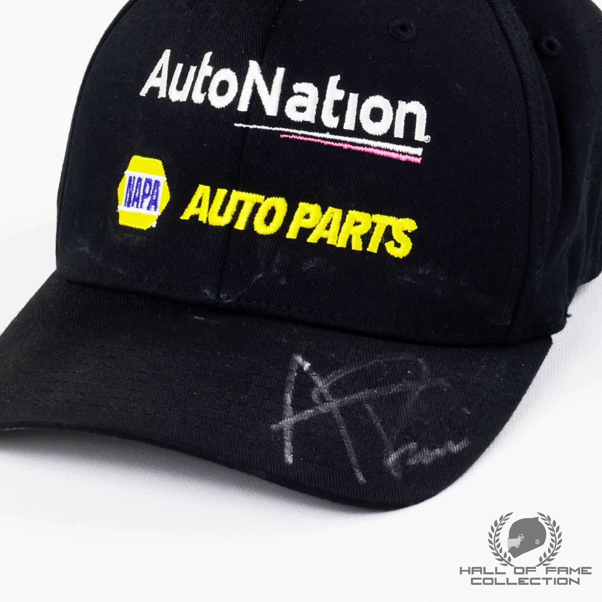 Alexander Rossi Signed Andretti Autosport Driver Worn AutoNation Napa IndyCar Hat