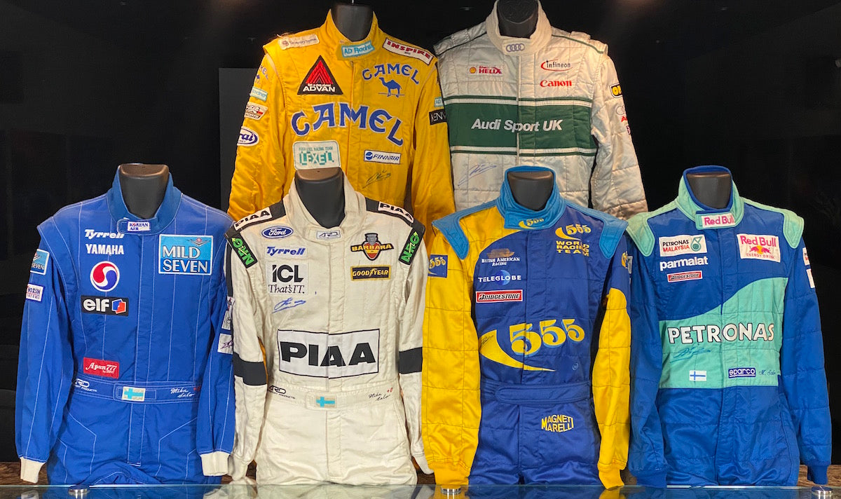1996 Mika Salo Signed Race Used Tyrrell Yamaha Formula 1 Suit