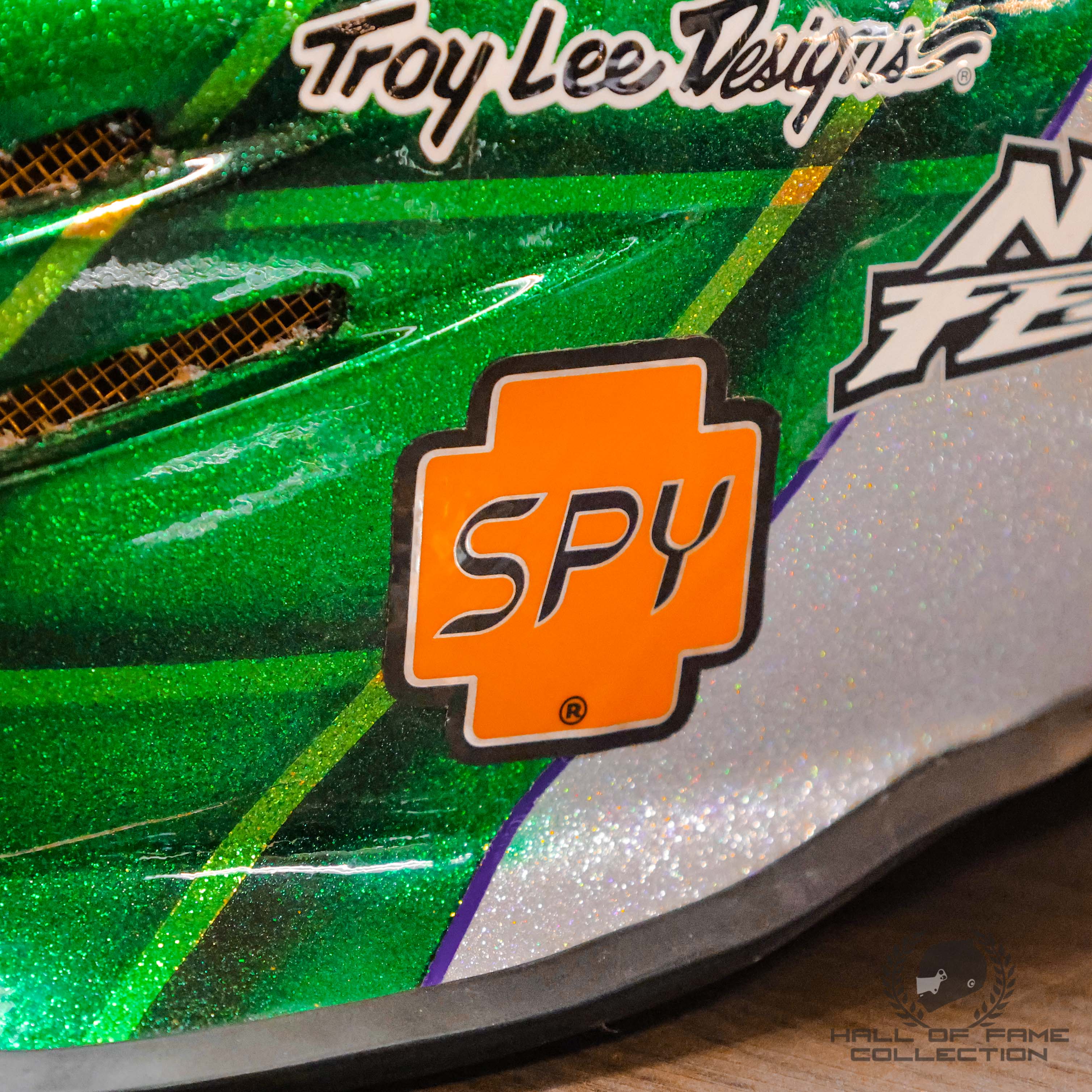1997 Paul Tracy Signed Team Kool Green Racing Used IndyCar Helmet