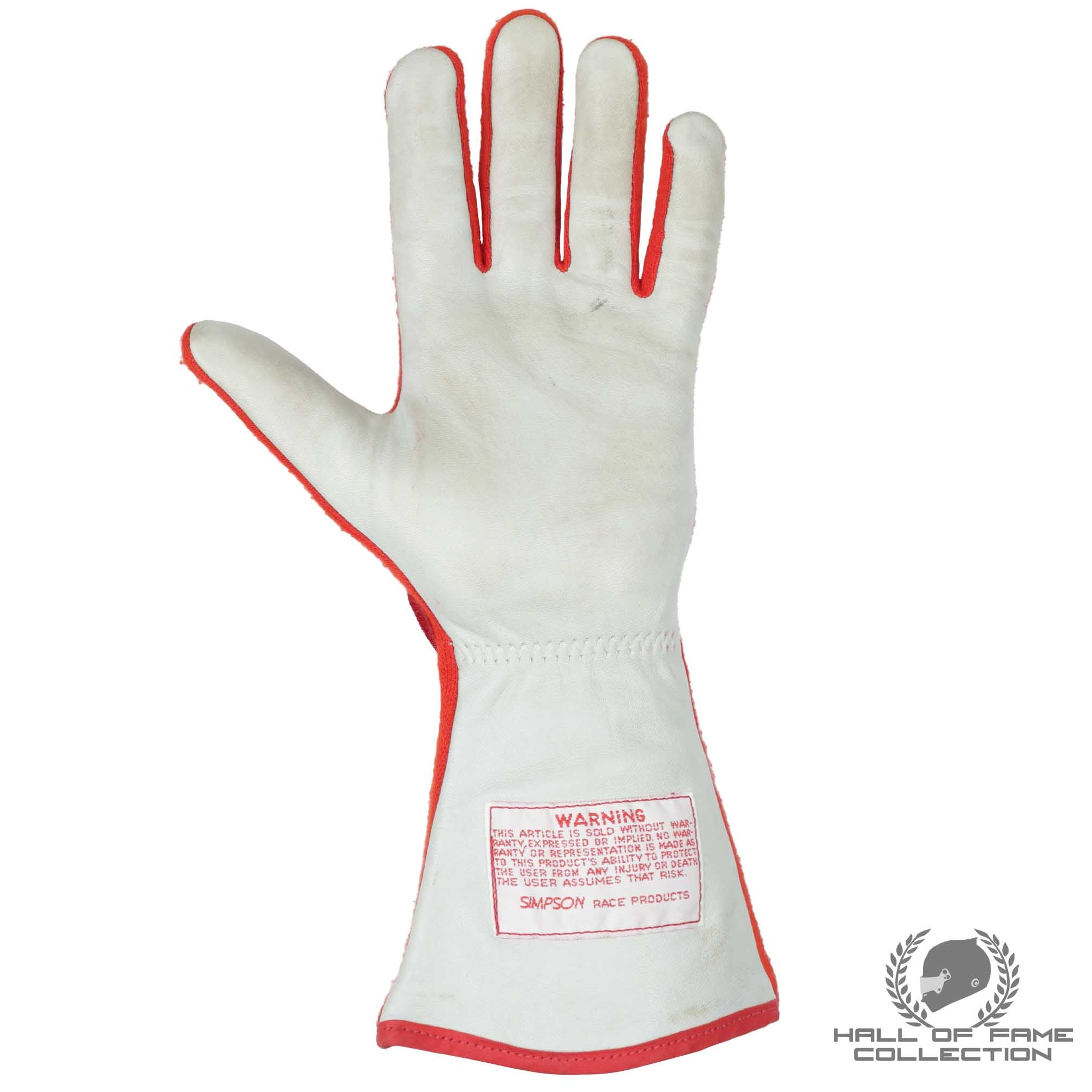 1980's Single Red Simpson IndyCar Glove