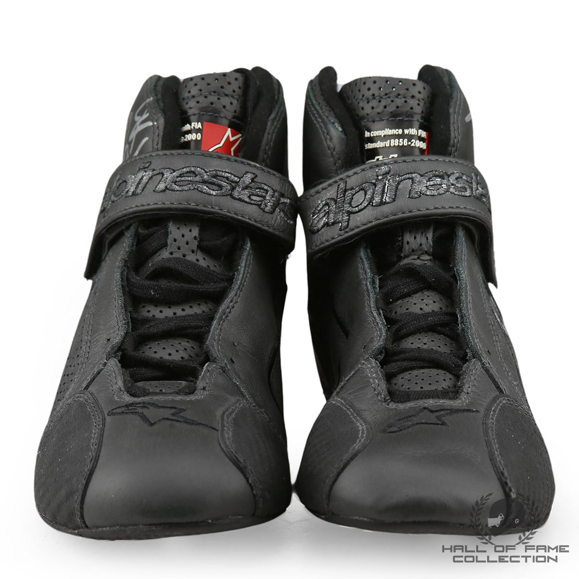 2010 Michael Schumacher Signed Original Mercedes F1 Boots