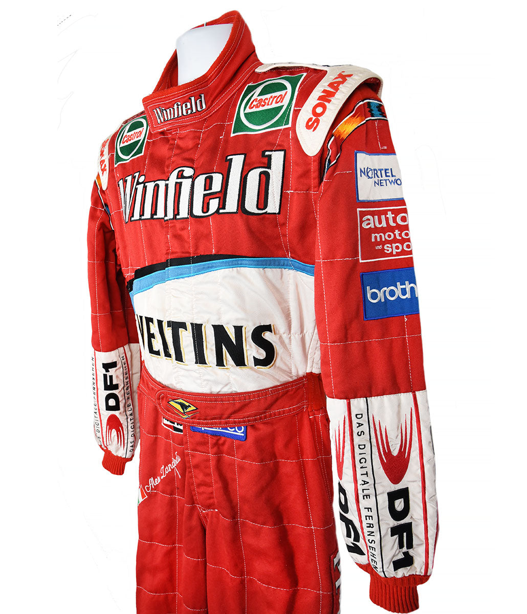 1999 Alex Zanardi Race Used Winfield Williams F1 Suit