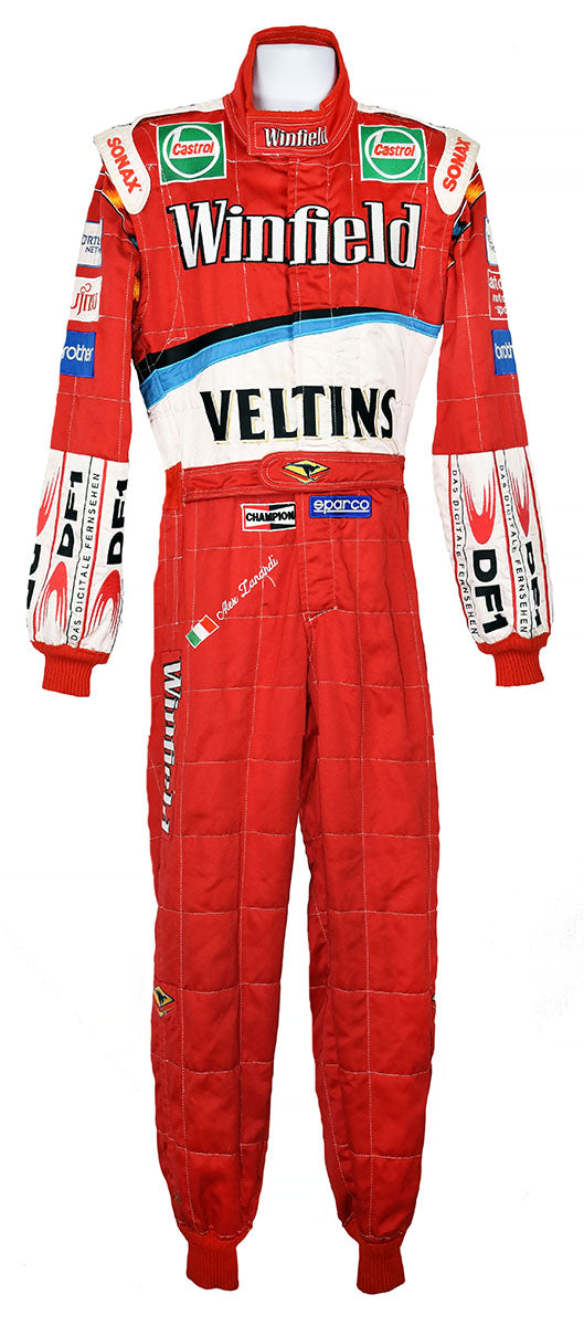 1999 Alex Zanardi Race Used Winfield Williams F1 Suit