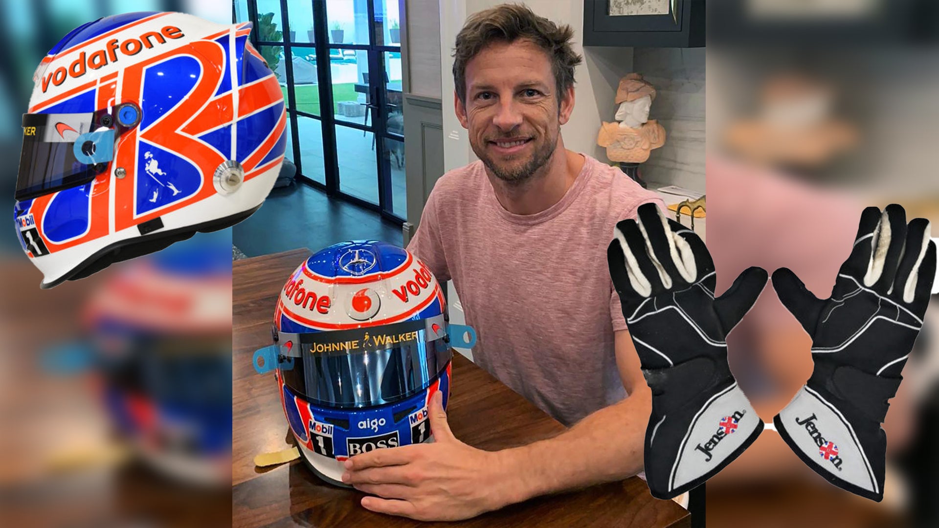 Jenson Button Race Worn Memorabilia Now In Stock