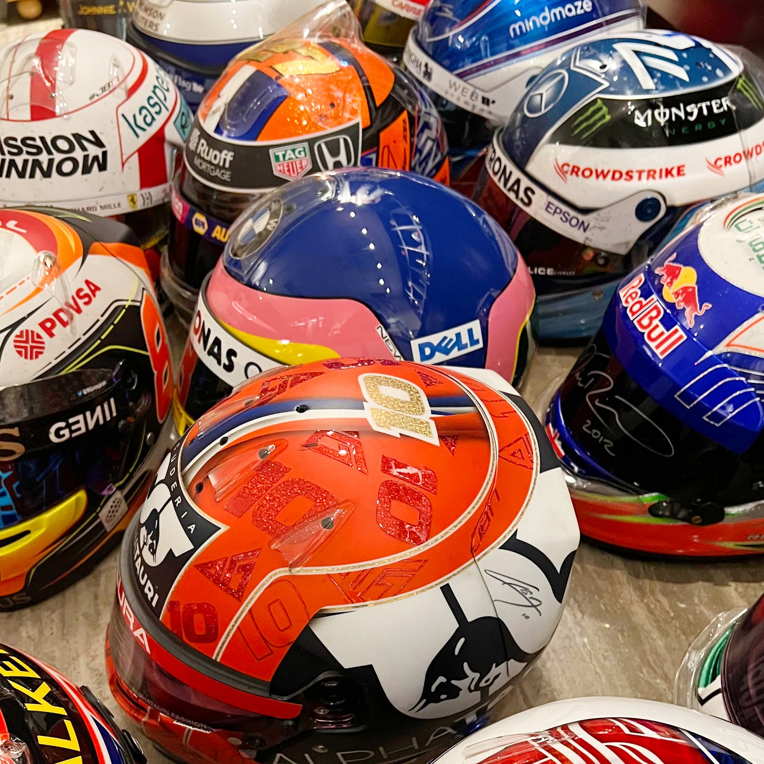 Replica Helmets of F1, IndyCar, MotoGP on Sale Now