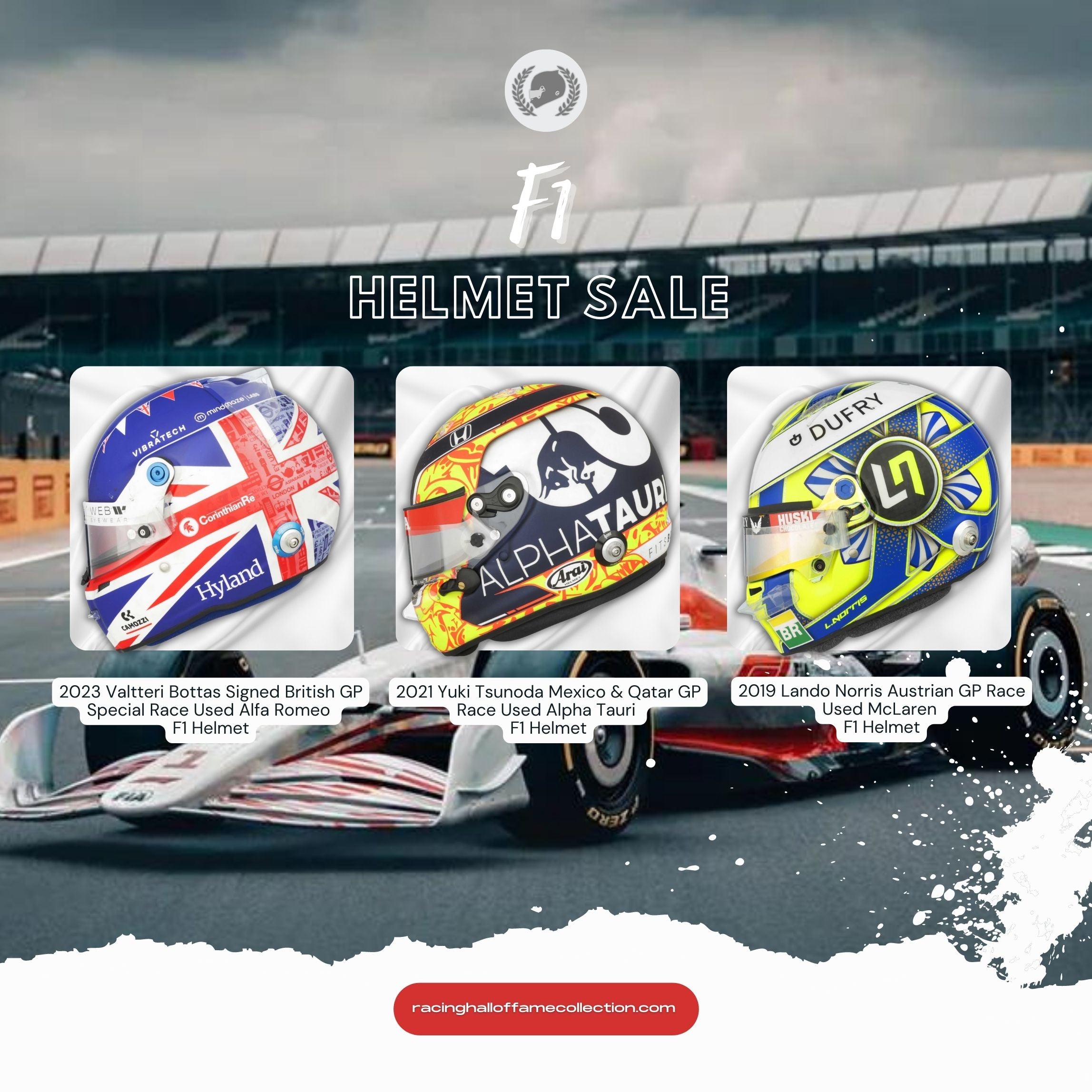 F1 Summer Sale: Helmets