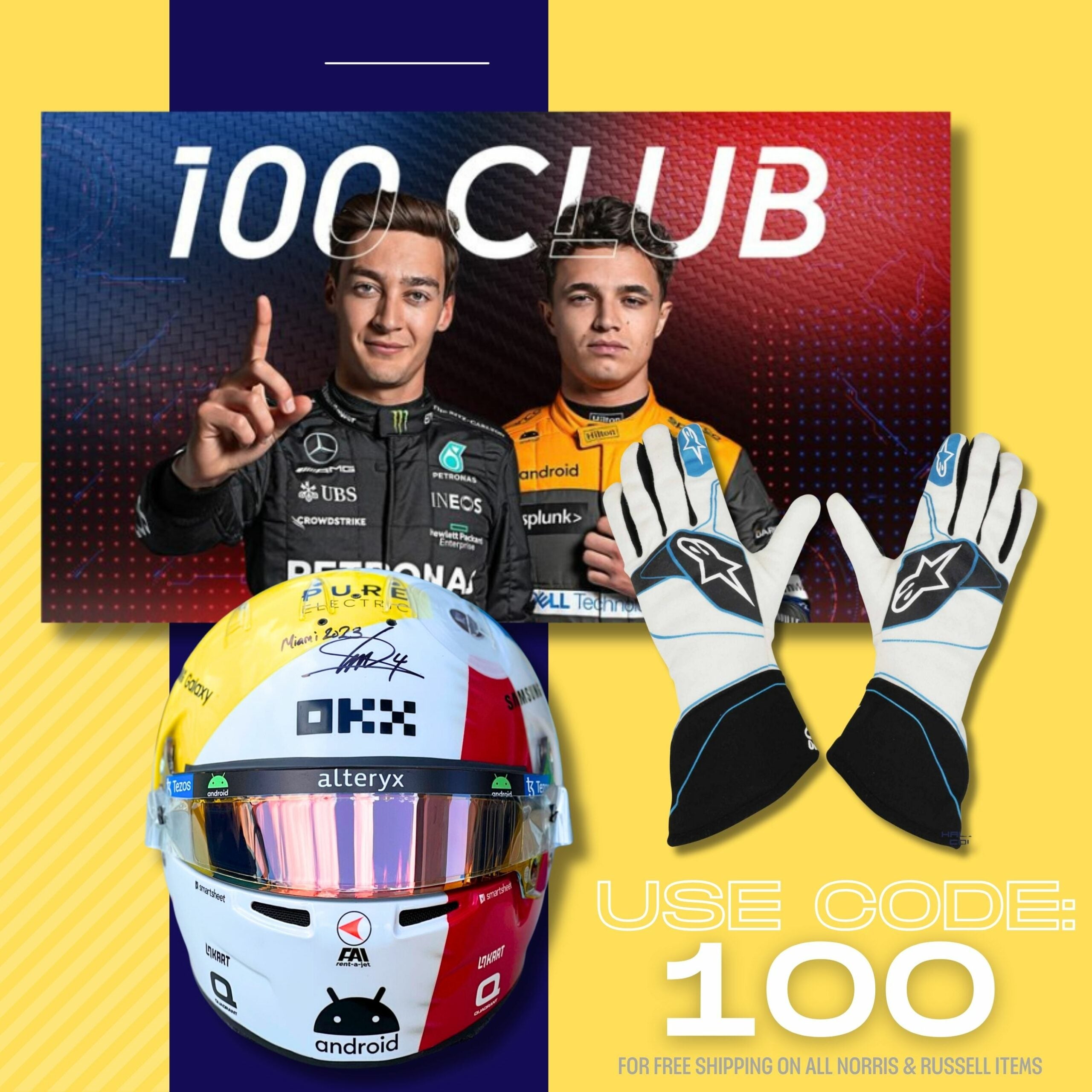 100 Races for Lando and George!