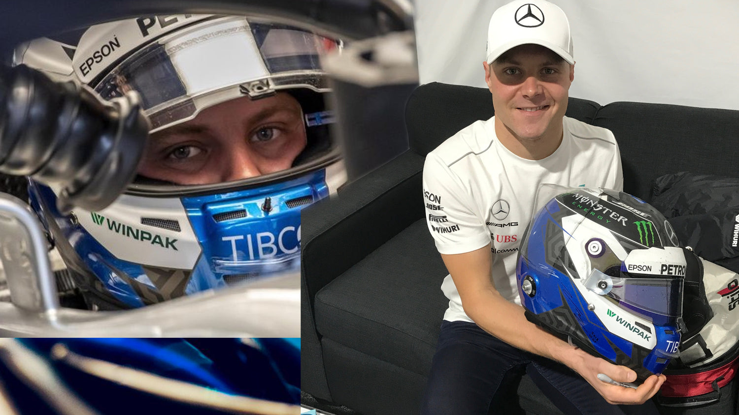 "Behind The Visor" By Darren L. Jack - Teaser - 2018 Valtteri Bottas USGP Race Used Helmet