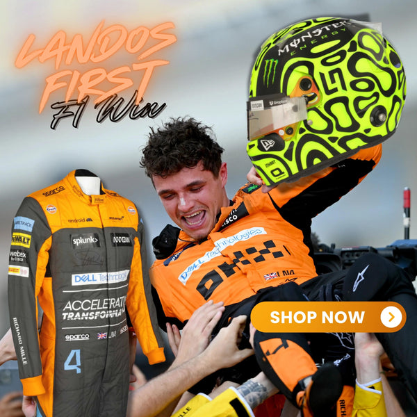 LANDOS FIRST RACE WIN 🍊