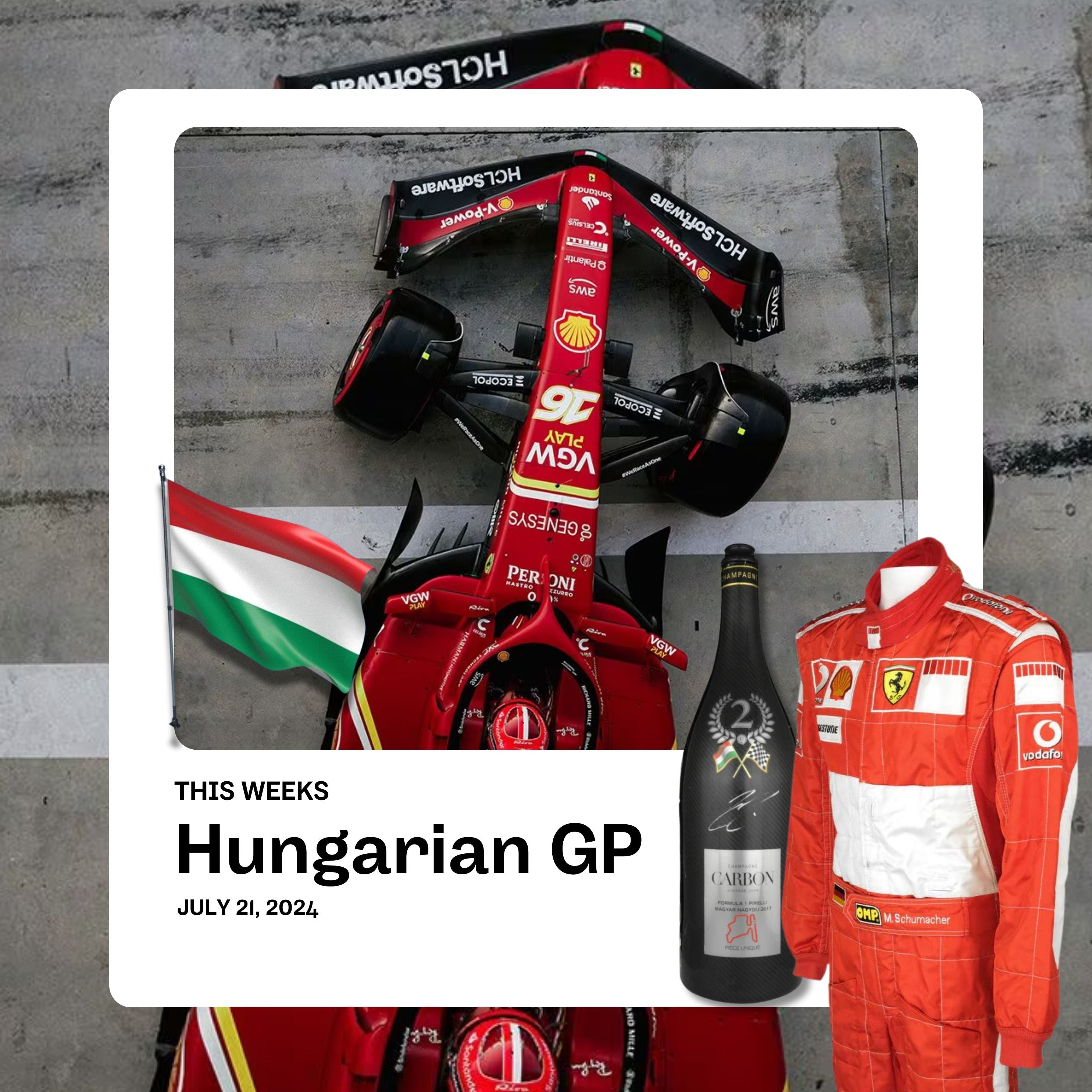 Gear Up for the Hungary GP: Explore Racing Memorabilia with HOFC
