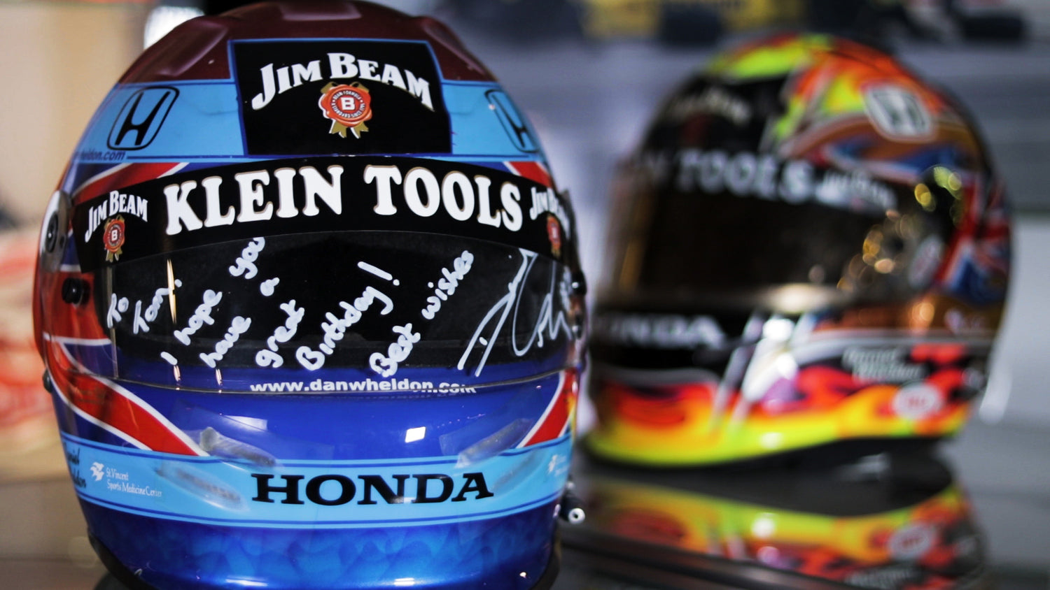 Dan Wheldon's First IndyCar Helmet