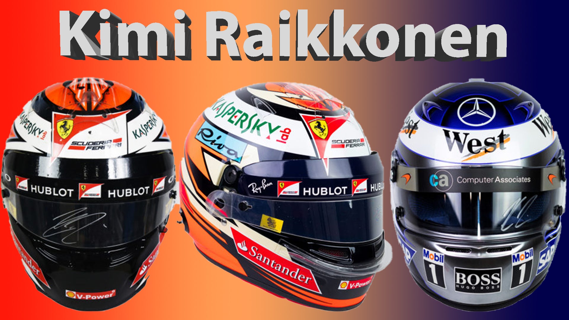 Kimi Räikkönen race worn and limited edition replicas now available